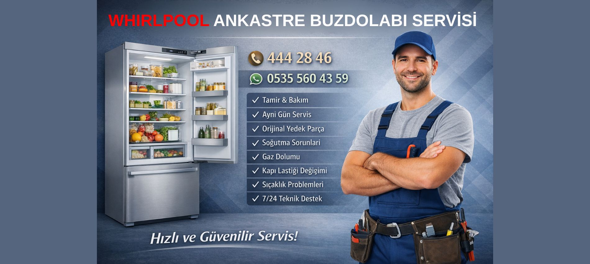 Whırlpool Buzdolabı Servisi